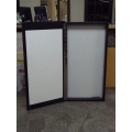 Black Narrow Enclosed Egan White Board w Dual Surfaces